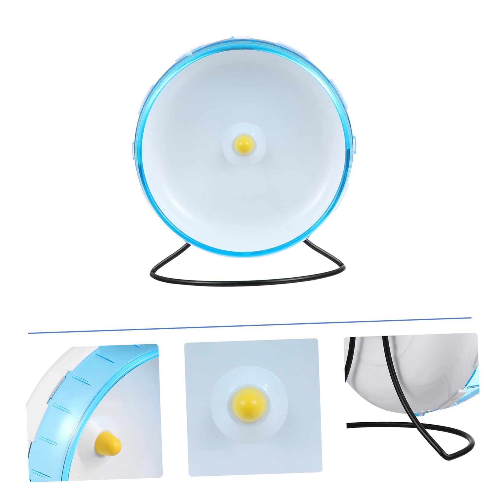 Milisten Ruota Per Criceti Silenziosa e Robusta Gioco Per Piccoli Animali Domestici Esercizio Sicuro e Divertente Design Attraente e Resistente Compatibile Con Criceti Ratti e Topi
