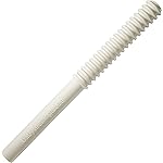 Baby Teething Tubes - Made in The USA Baby Teething Toys - Soft & Durable Infant Toys and Toddler Silicone Teether - 7 Inches, Ivory - Baby Must Haves for Teething Relief - Food Safe & Easy to Clean