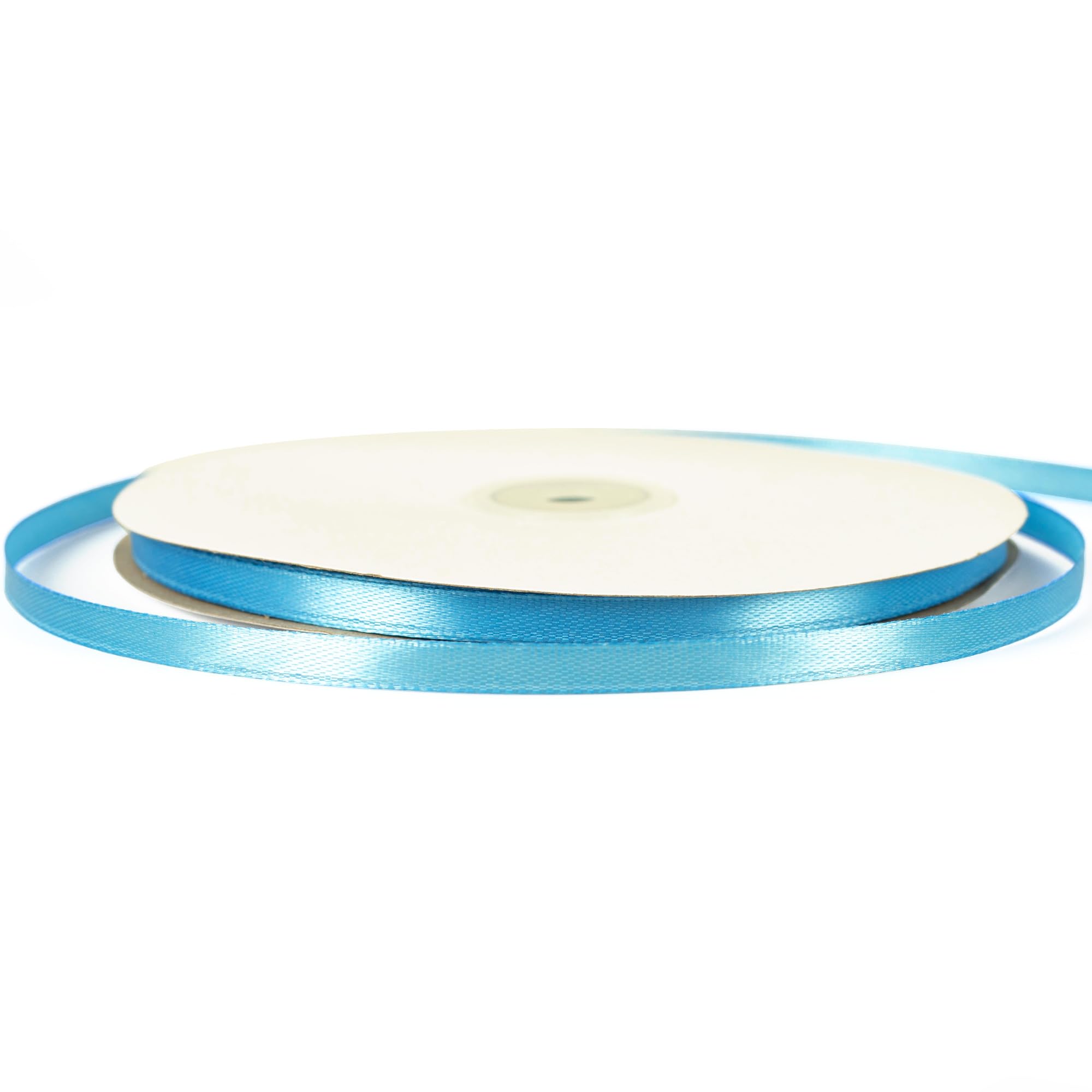 91m x 6mm Thin Azure Blue Wedding Car Ribbon