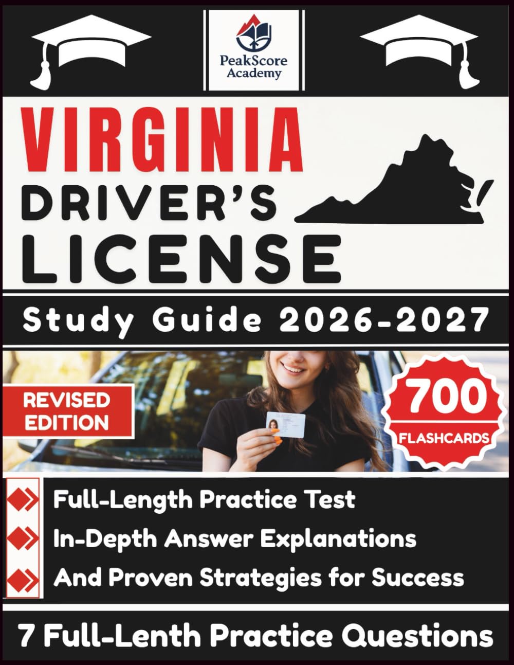 Virginia Driver’s License Study Guide 2026-2027: Full-Length Practice Test, In-Depth Answer Explanations, And Proven Strategies for Success