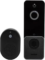 Vista 1 de GOWENIC Cámara de timbre inalámbrico, timbre de video WiFi HD 1080P con visión nocturna, detección de movimiento, cambiador de voz, intercomunicador