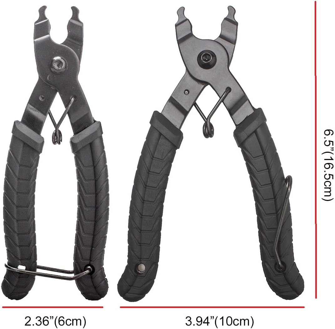 Bike Chain Pliers, Bicycle Chain Plier Missing Link Opener Closer Remover Plier/Bike Chain Tool Compatible with All Speed Chains Repair, Link