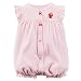 Carter's Baby Girls' Cotton 1-piece Snap-Up Romper (12M, Red Strawberry)
