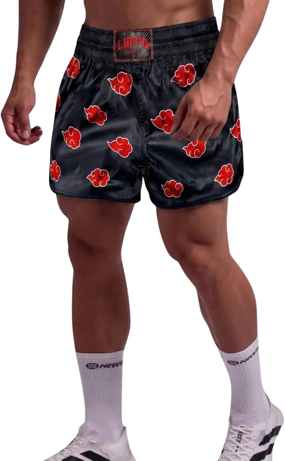 Anime Muay Thai Shorts Men Women - Silky Fighting Kickboxing Training Trunks BJJ MMA Jiu Jitsu Nogi Boxing Shorts