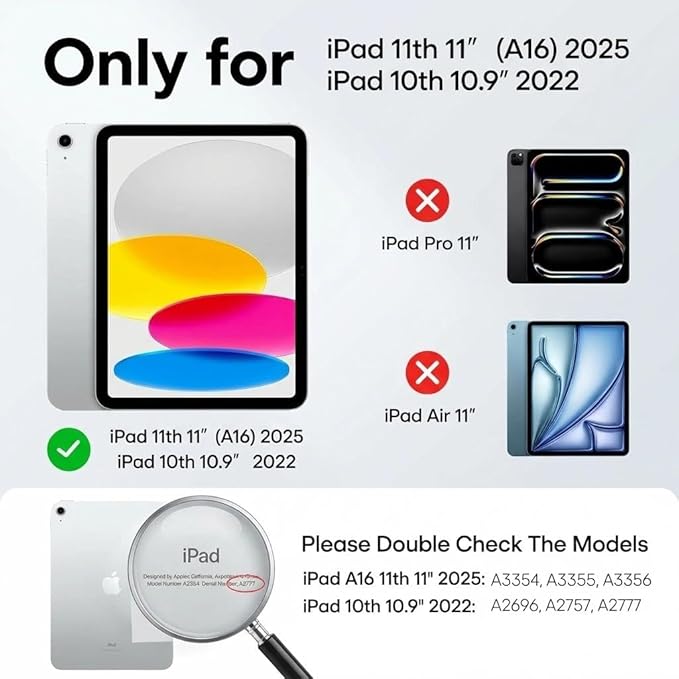 Protector de Pantalla de Vidrio Templado Didisky para iPad A16 10.9 pulgadas miniatura 7