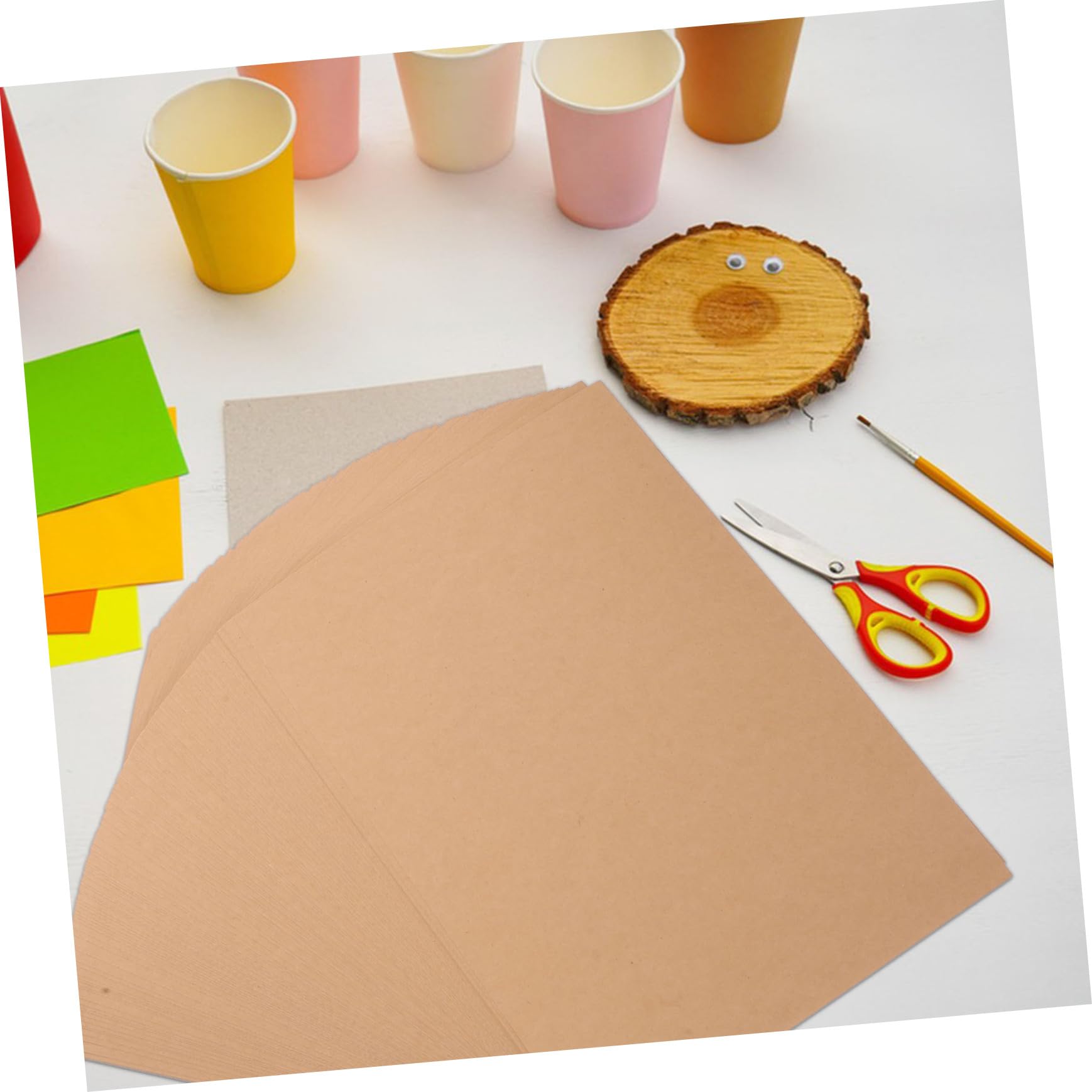 Braunes Kraftpapier Kartenpapier 100 Blatt A4 180 G/m²