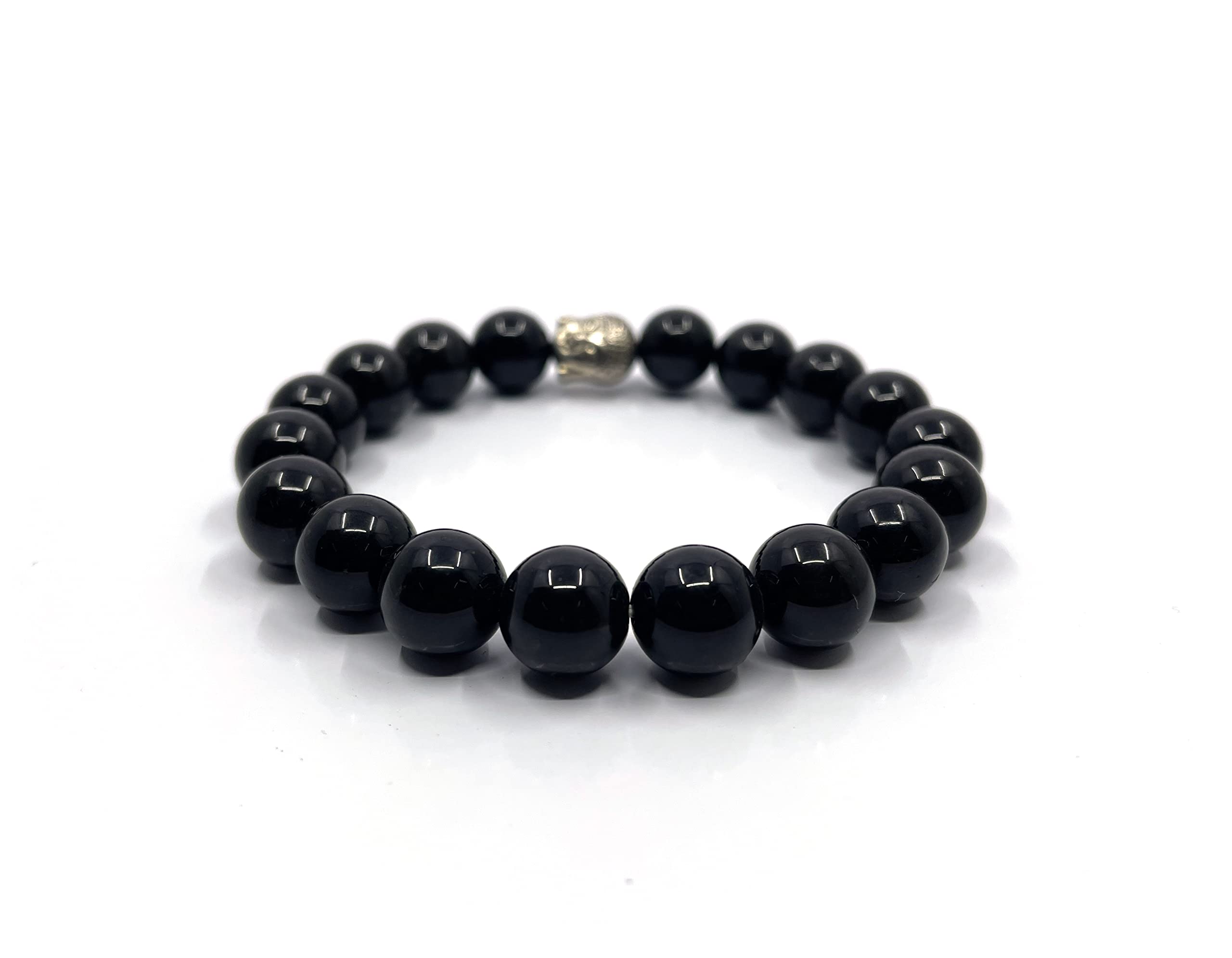 HueLane Natural Black Tourmaline Bracelet Stylish Fashionable Bracelet for Girls & Boys Lab Certified | 8MM Beads Size (B09P567Z6P) Amazon Price History, Amazon Price Tracker