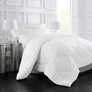 Italian Luxury Goose Down Alternative Comforter - All Season - 2100 Series Hotel Collection - Luxury Hypoallergenic Comforter - Twin,Twin XL - White - coolthings.us