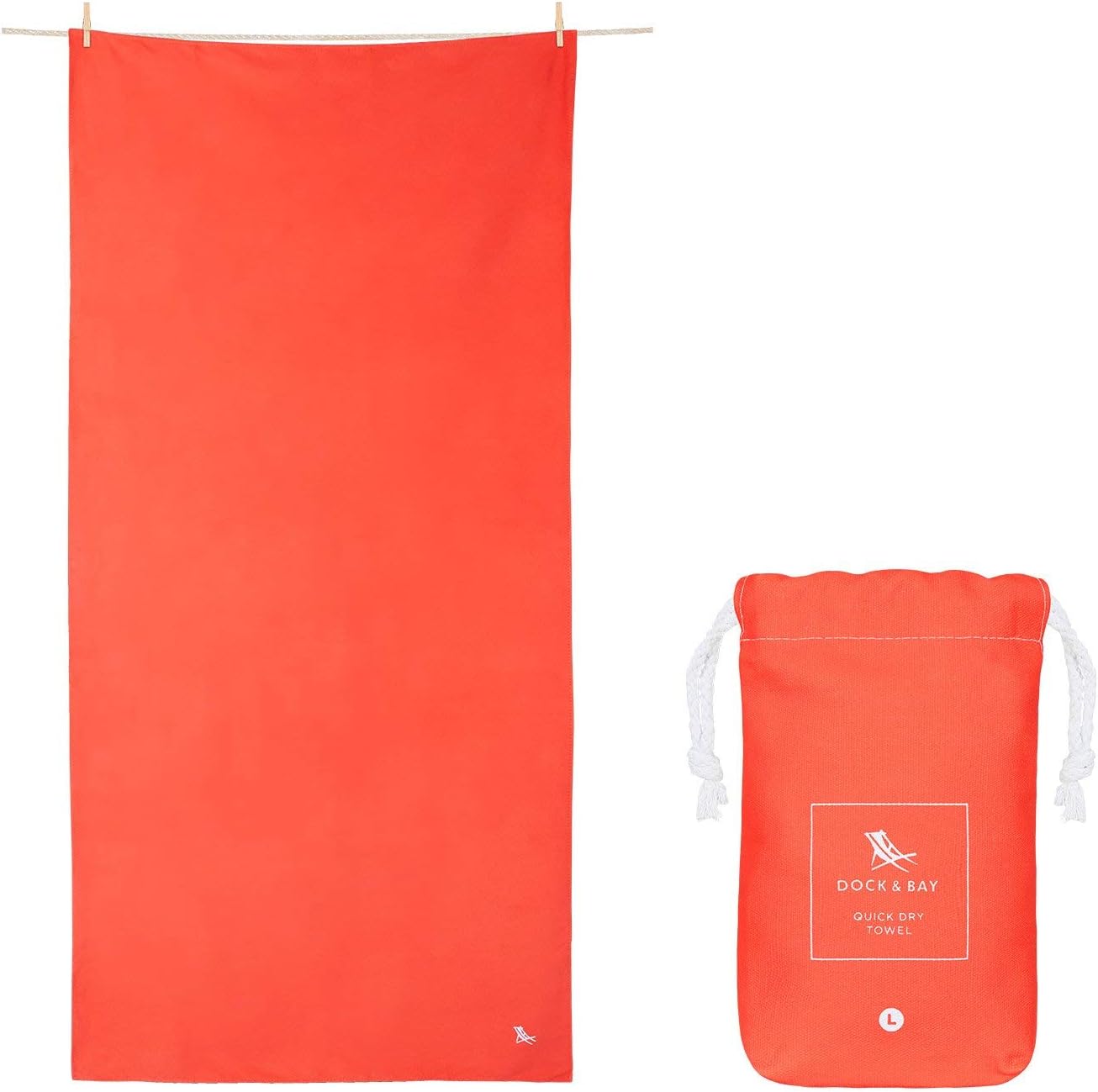 Quick Drying Towel - For Sports, Gym, Travel, Yoga, Camping, Swimming - Super Absorbent, Compact, Lightweight - 100% Recycled Materials - Includes Bag - Variable Sizes