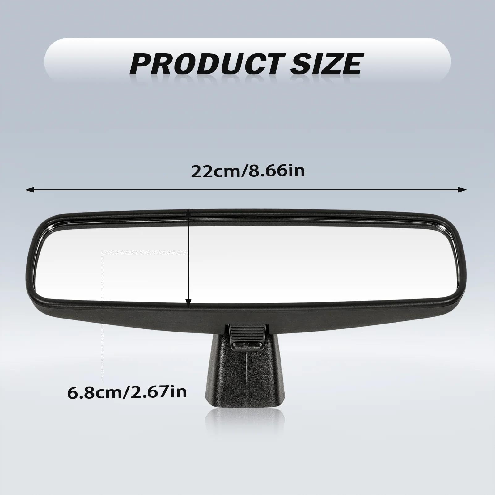 Miroir Auto Interieur Rétroviseur Intérieur 8153LN 1 Pièce Pour Citroen Pour C3 Pour C4 Rétroviseur intérieur voiture