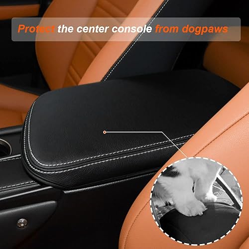 Miniatura 3 de DEYTOP Funda de consola central para Lexus NX NX200tNX300NX300h 2015-2021, accesorios para reposabrazos de automóvil Lexus NX NX300hNX300NX200t 2021
