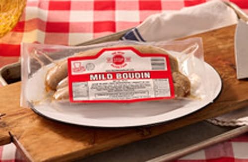 Miniatura 3 de The Best Stop Mild Boudin - 16 onzas, paquete de 3 - Auténtica salchicha cajún de Louisiana con un toque sutil para asar y hervir