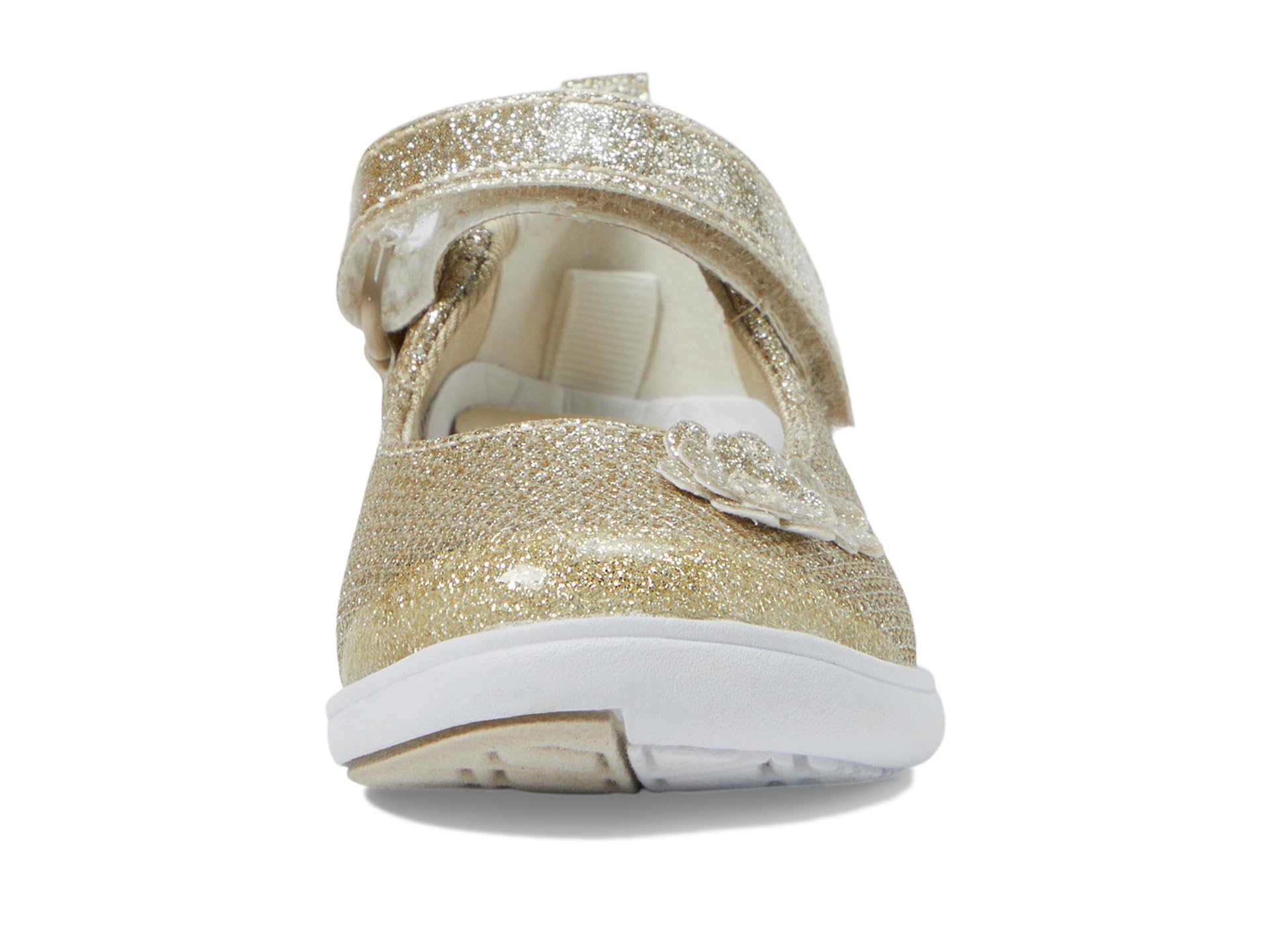 Stride Rite Baby Girls Sr Holly - Adapt Mary Jane Flat, Champagne, 6.5 X-Wide Little Kid US