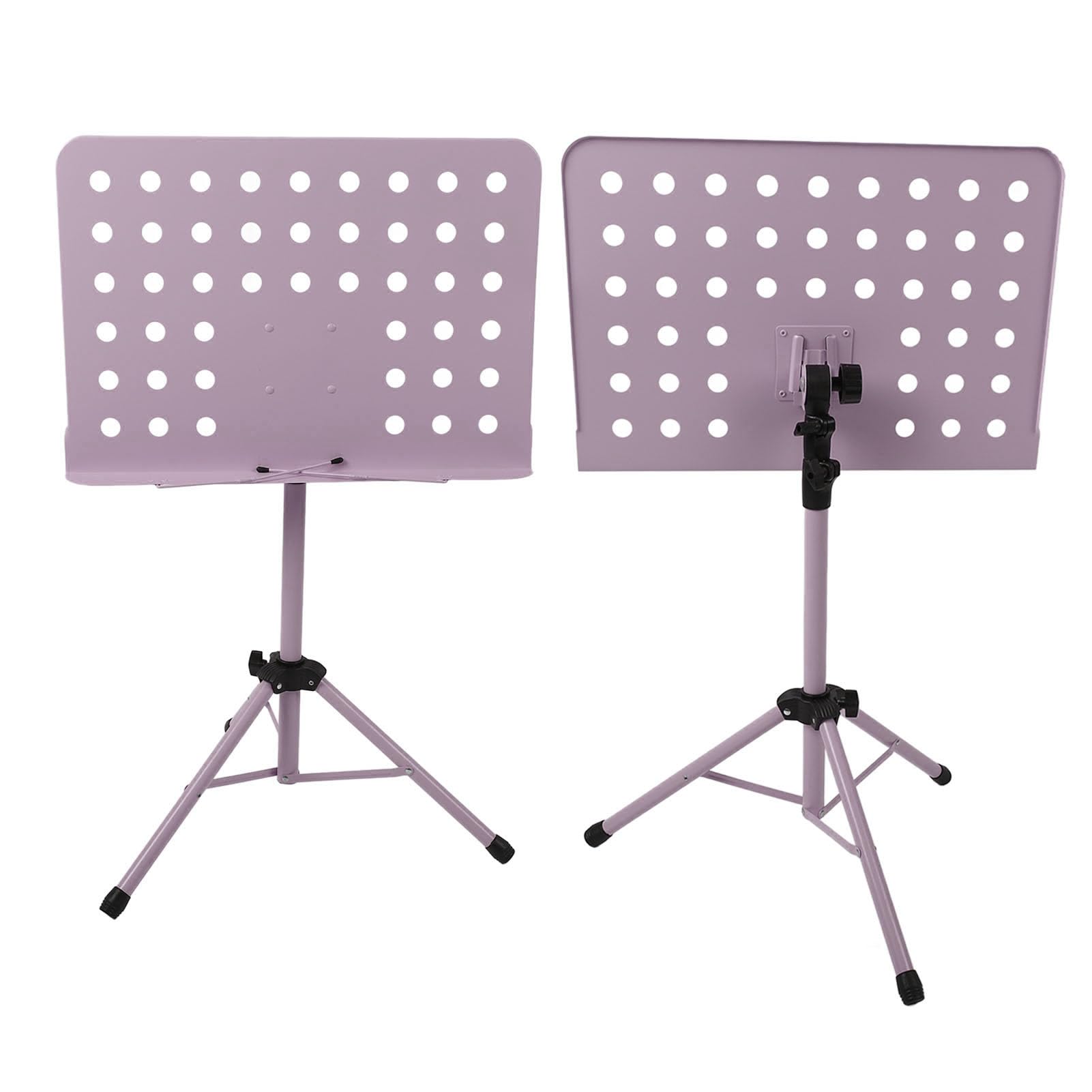 Atril para Partituras, Estructura Estable Portátil, Atril Profesional para Libros de Música, Diseño Plegable Multifuncional para Músicos (Púrpura)