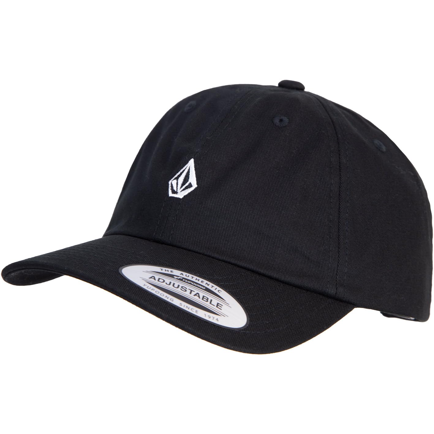 Volcom Men's Black Full Stone Strapback Cap, One Size