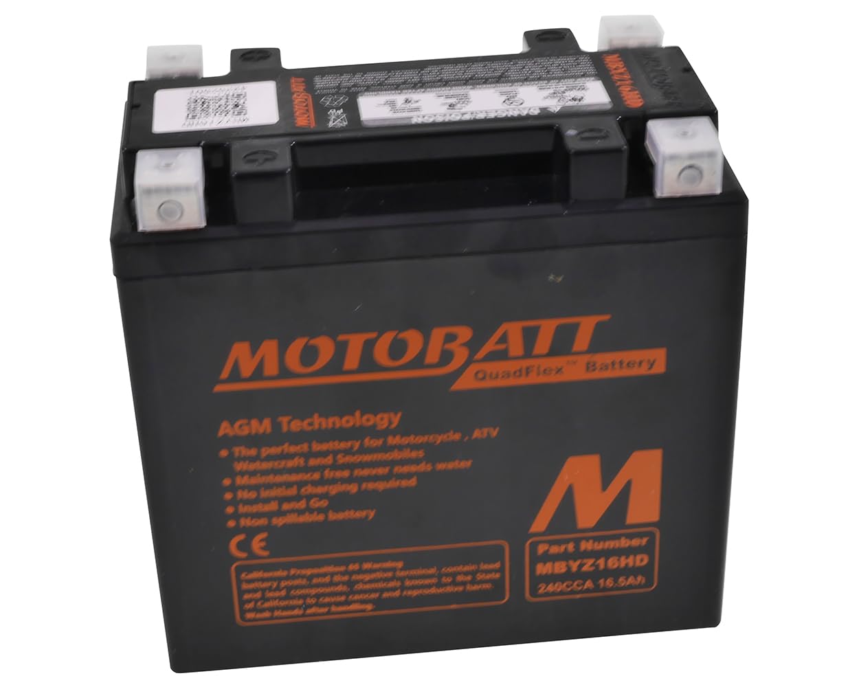 MOTOBATT Batteria MBYZ16HD