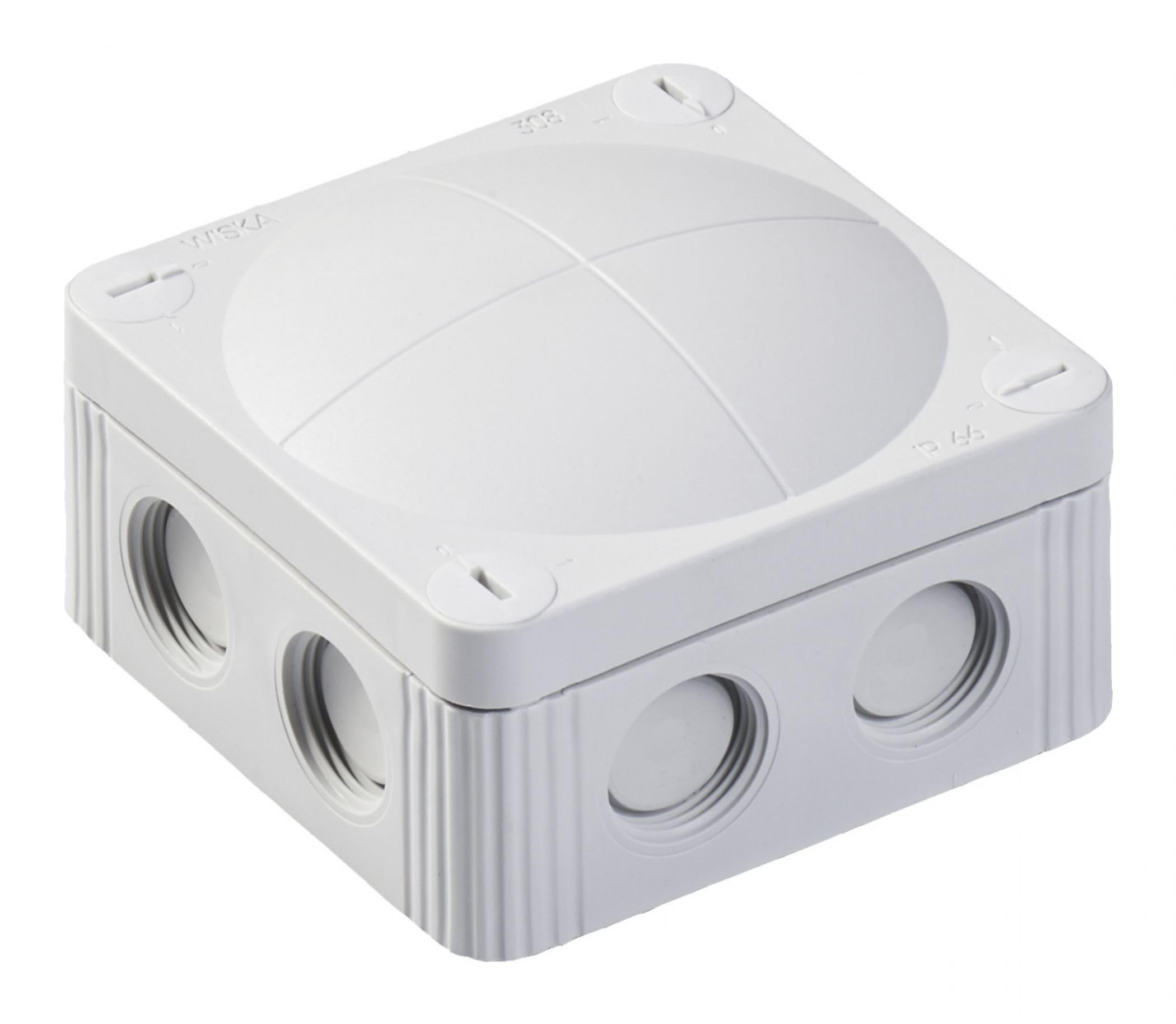 Wiska Combi 308 Cable Junction Box Grey