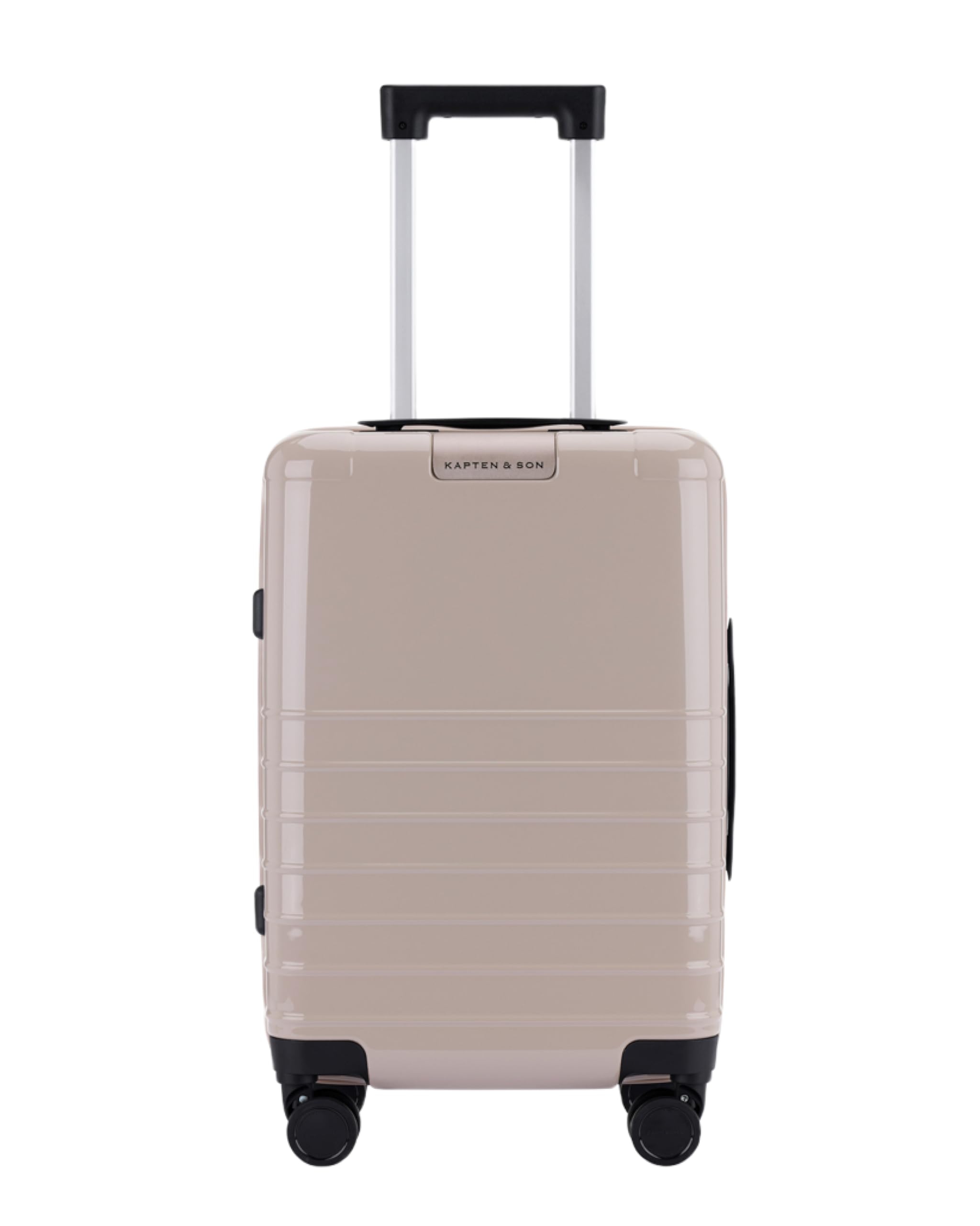 Kapten & Son Koffer Heathrow Essential Cabin Muted Clay 34 L | Handgepäck Koffer 55 x 35 x 22 cm Rosa | Hartschalenkoffer mit 360 Grad Rollen & TSA Gepäckschloss | Carry On Luggage