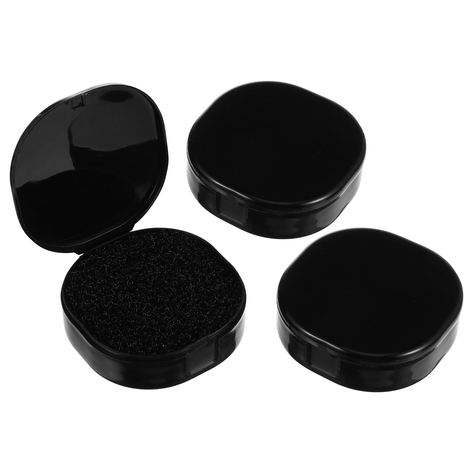 Housoutil 3pcs Box Makeup Brush Cleaning Box Water Eyeshadow Makeup Cleaner for Limpiador De De Maquillaje Hair Dry Makeup Brush Cleaner The Face Plastic The Lazy