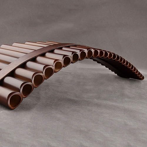 Miniatura 16 de 22/25 tubos G Key Profesional Pan Flauta China Tradicional Instrumento Musical Tubos de Pan Tubos Fácil de Aprender con Exquisitas Tubos de Pan