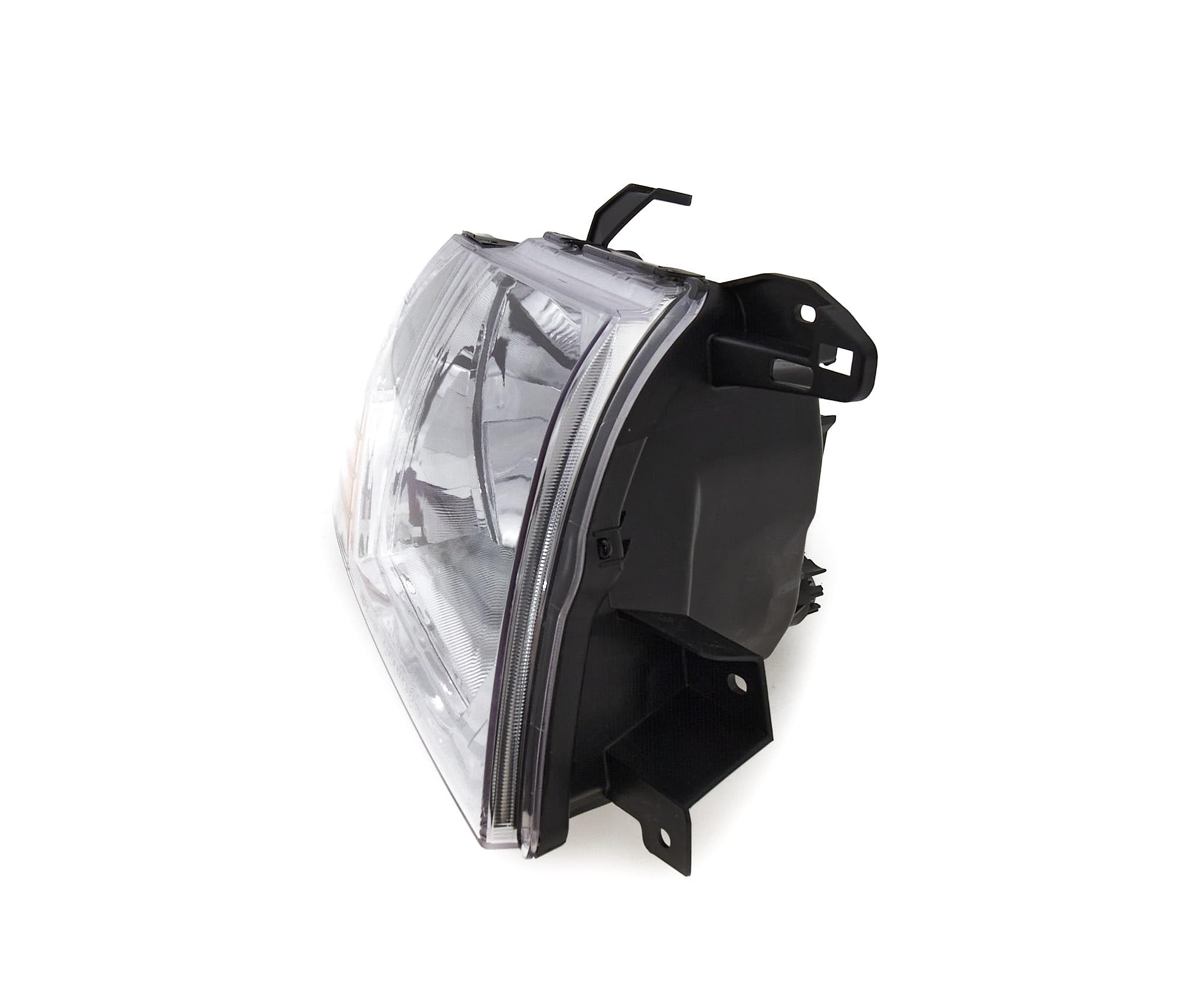 auto Fari anteriori Destra MN133752 compatibile per MITSUBISHI PAJERO V60/V70 2003-2006, senza motore, elettrica, color argento, H4, ECE