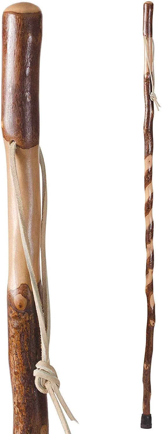 Photo 1 of Brazos Rustic Wood Walking Stick Sweet Gum 48" Twisted