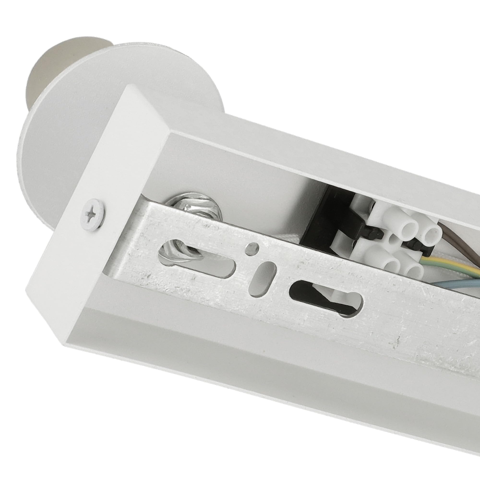 EDO Deckenstrahler GU10 MALGA, 3 Flammig, Deckenlampe Weiß, Drehbar Spotbalken, Deckenleuchte Schwenkbar, Wandlampe Innen, Wandstrahler, Spot, Downlight, Lampe für Schlafzimmer, Küche, Wohnzimmer