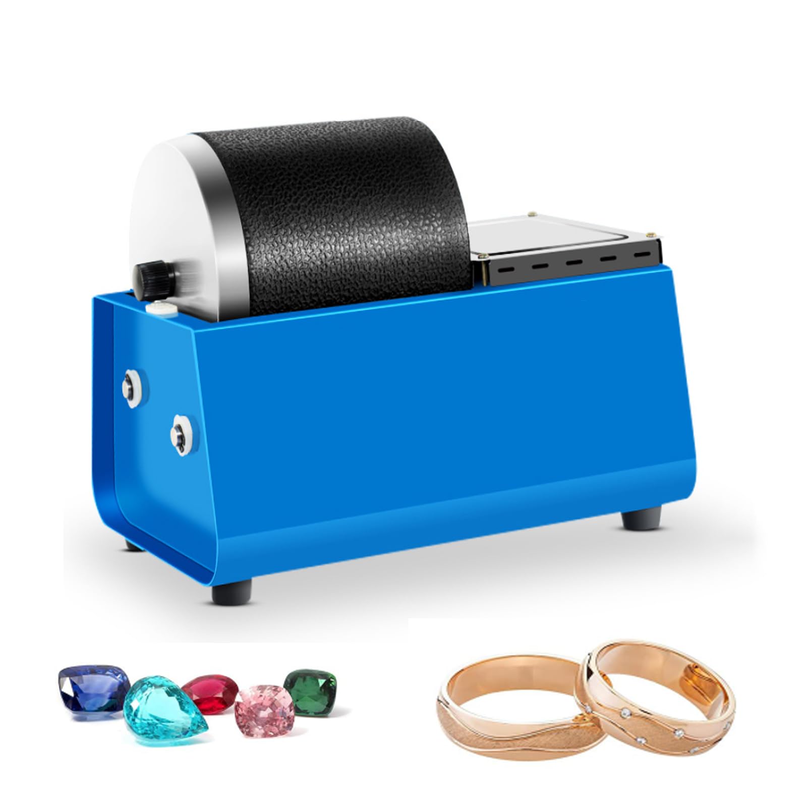 Amazon.co.jp: BAOSHISHAN ミニバレル研磨機 バレルポリッシャー 回転バレル研磨機 容量2.5キロ ジュエリー/宝石/銅貨研磨  ジュエリー加工/光沢仕上げ/錆落とし/バリ取り/スケール除去 110V (青・不可変速) : DIY・工具・ガーデン ZruiXuan バレル研磨機  回転バレル研磨機 ...