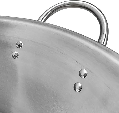 Miniatura 2 de 22 '' x 7-12 '' x 13 '' superficie plana Carnitas Cazo Pot Pan al aire libre cocinar wok acero inoxidable