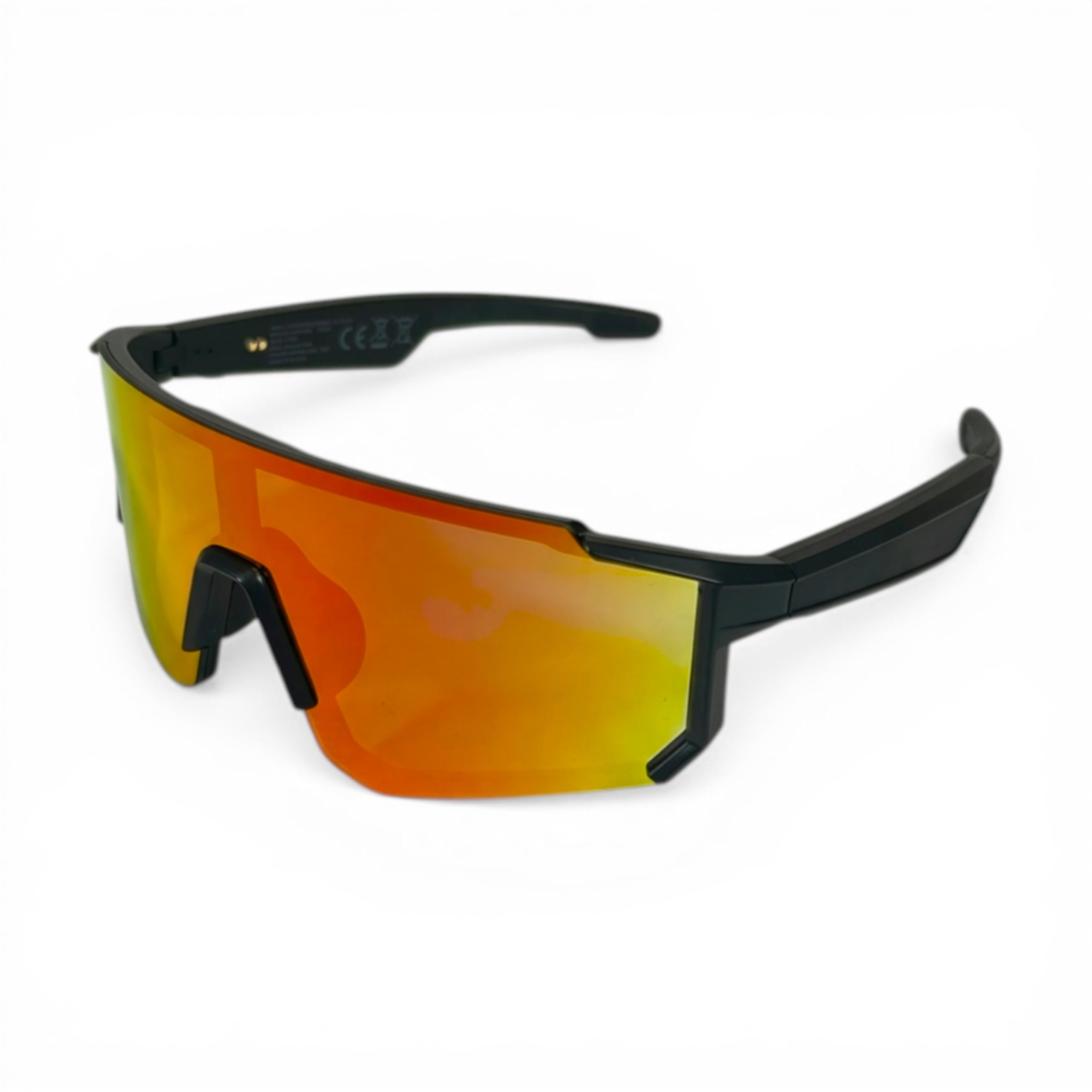 Gafas Deportivas Inteligentes Nilox Glen con Audio Open-Ear, Altavoces Integrados, Control por Voz Siri y Google, Lentes con Filtro de luz Azul, diseño ergonómico y Resistente IPX5