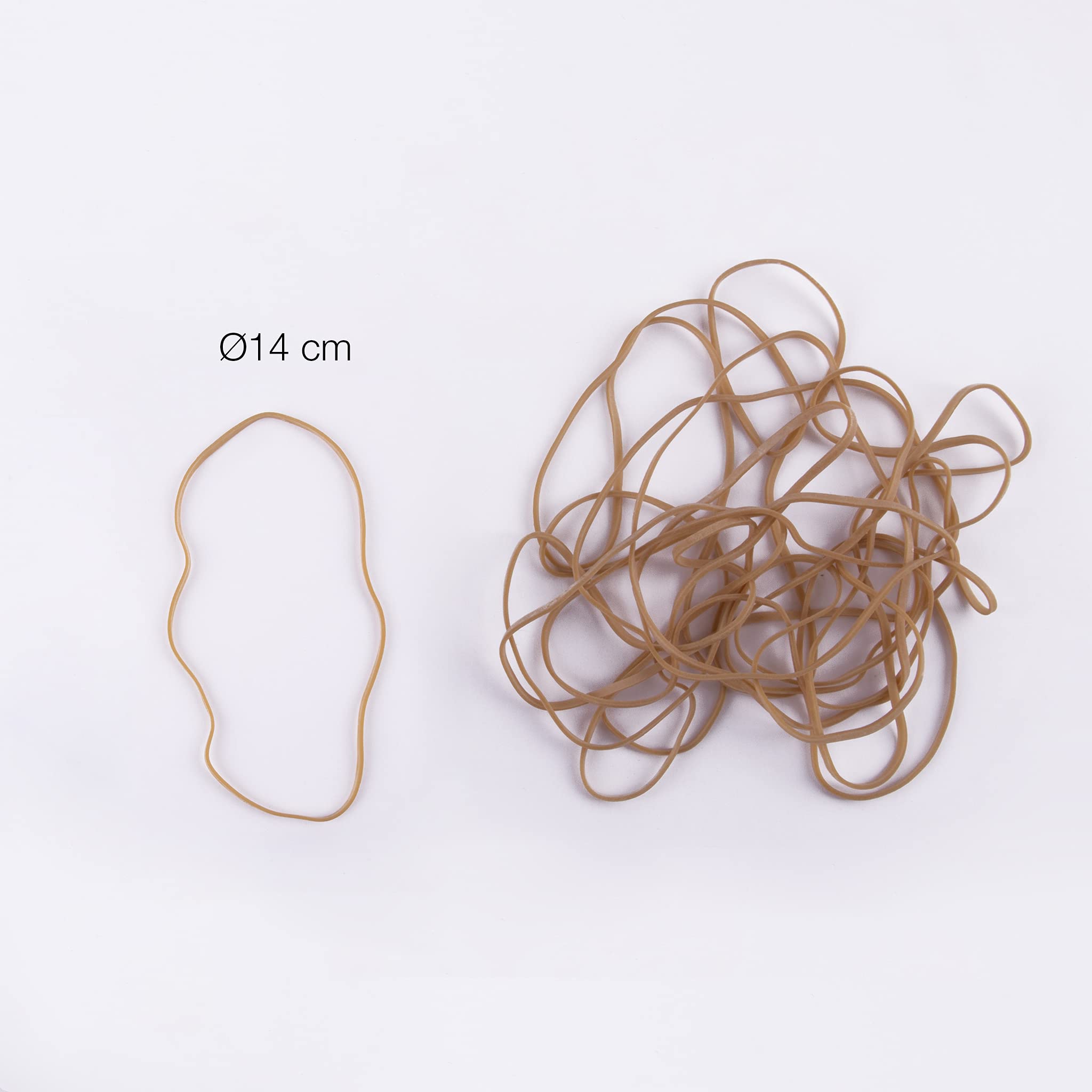 Elastyczne taśmy gumowe, 14 cm, worek po 100 g