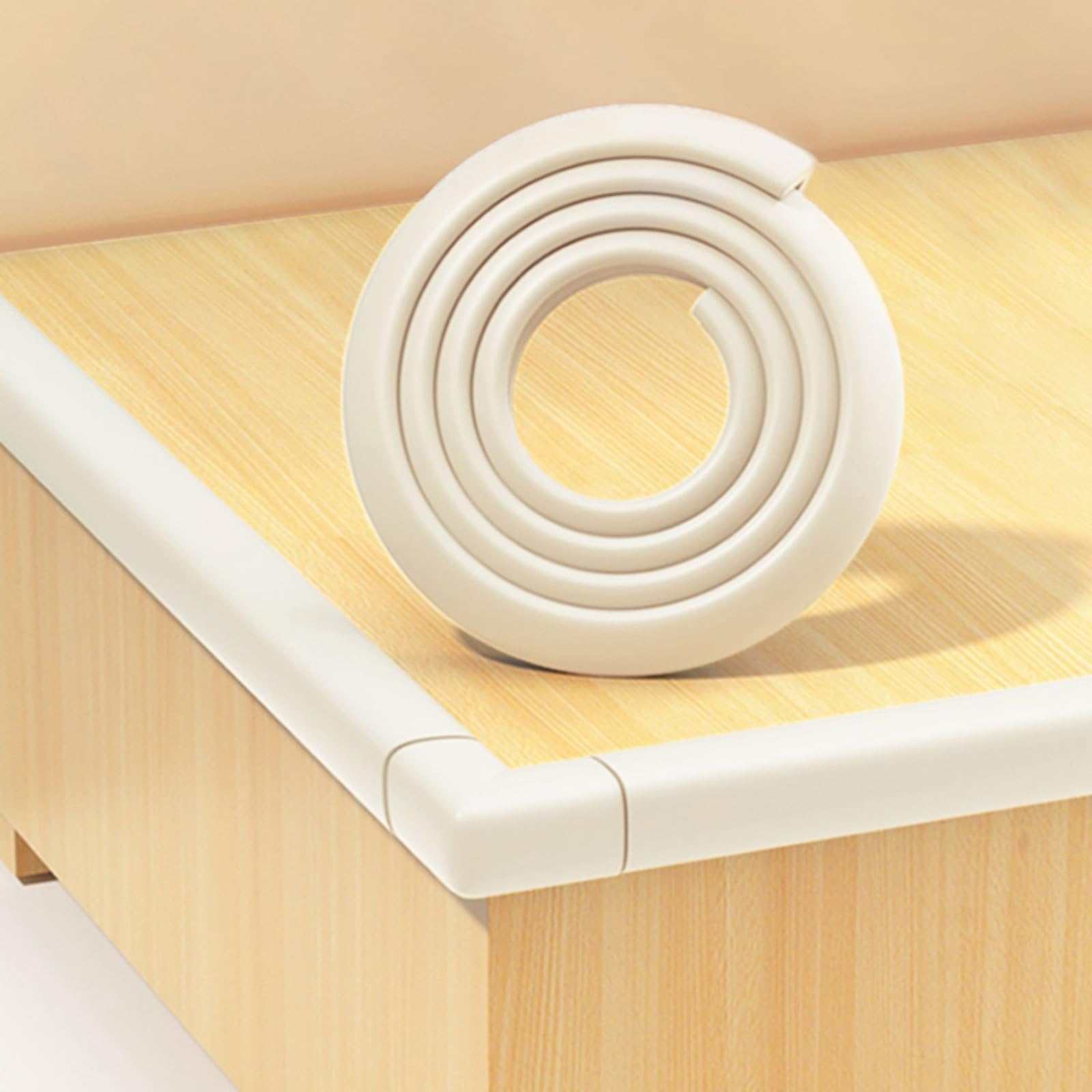 Protezioni for Bordi E Angoli for Mobili, Striscia Paraurti di Sicurezza for Bambini, Bordo Paraspigoli for Carichi Pesanti Ad Altissima Densità for Mobili di Diverse Dimensioni(Gray,5M)