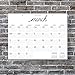 2020 Farmhouse Script Calligraphy Monthly Desk Blotter Calendar