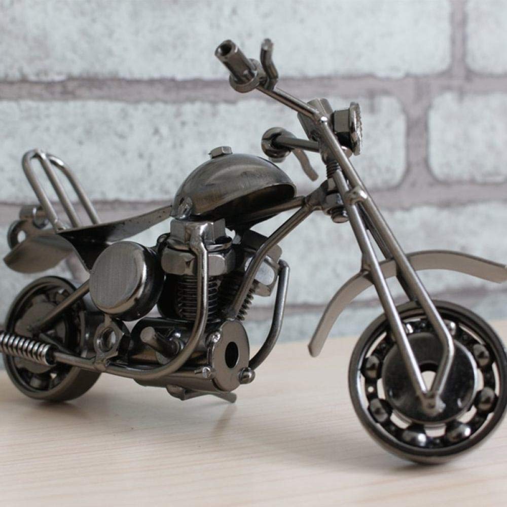 Amazon.co.jp: Zxyan 置物 装飾 素晴らしいオートバイの金属彫刻手作り