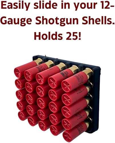 Miniatura 3 de Tactical Force USA Soporte de pared para escopeta de calibre 12  25 15 5 soporte de carcasa para defensa del hogar o sistema de organización de