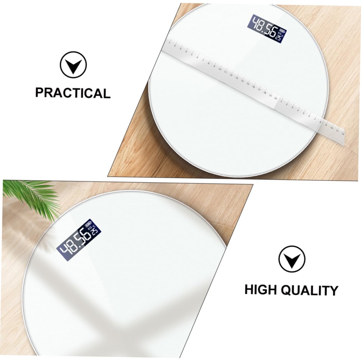 Báscula Digital de Peso Corporal Recargable con Pantalla LED Grande para Gestión Fitness y Salud Familiar