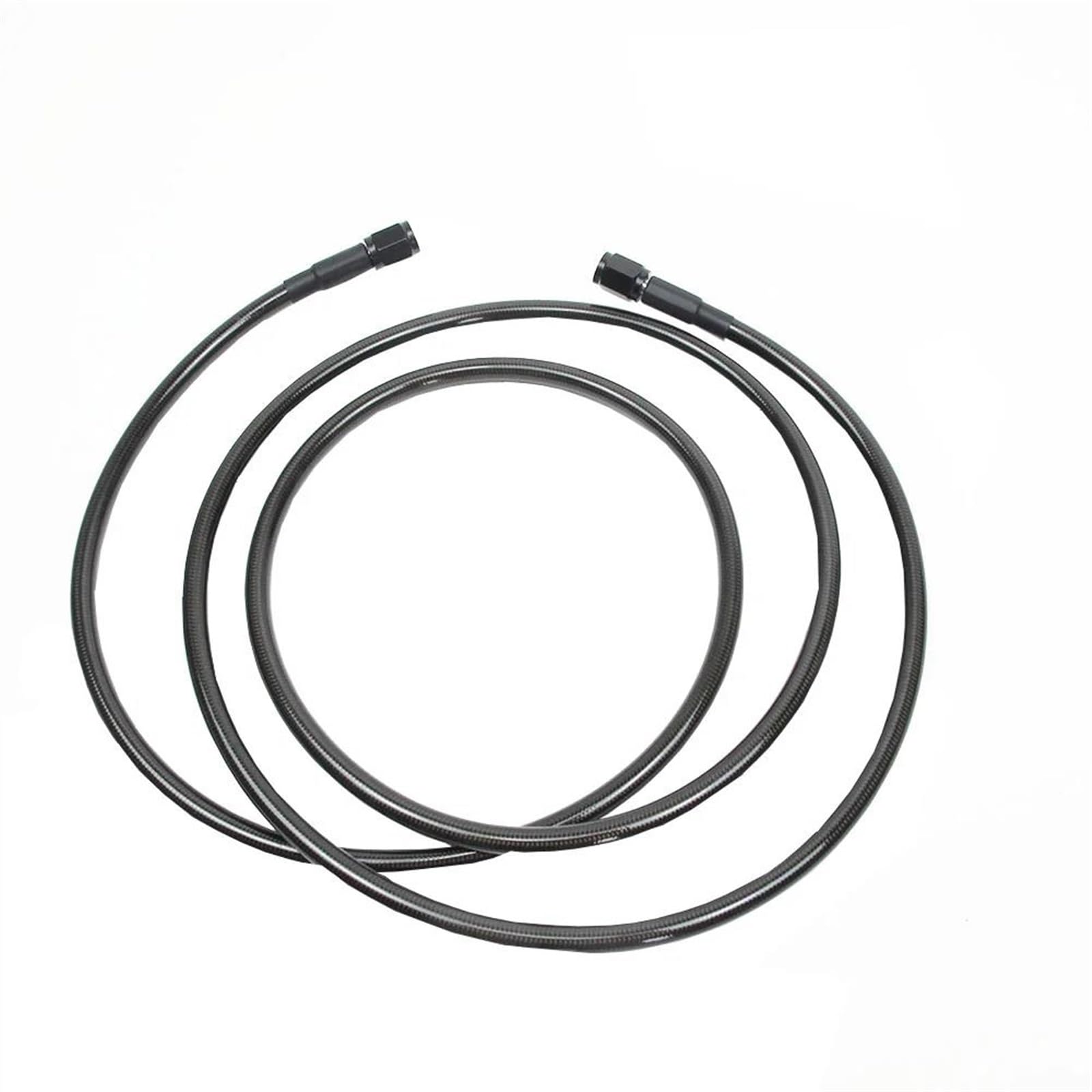 Ksxzw Grey Motorbike Part 59" 150Cm Motorcycle Steel Braided Brake Hose Cable Hydraulic Oil Line Tube