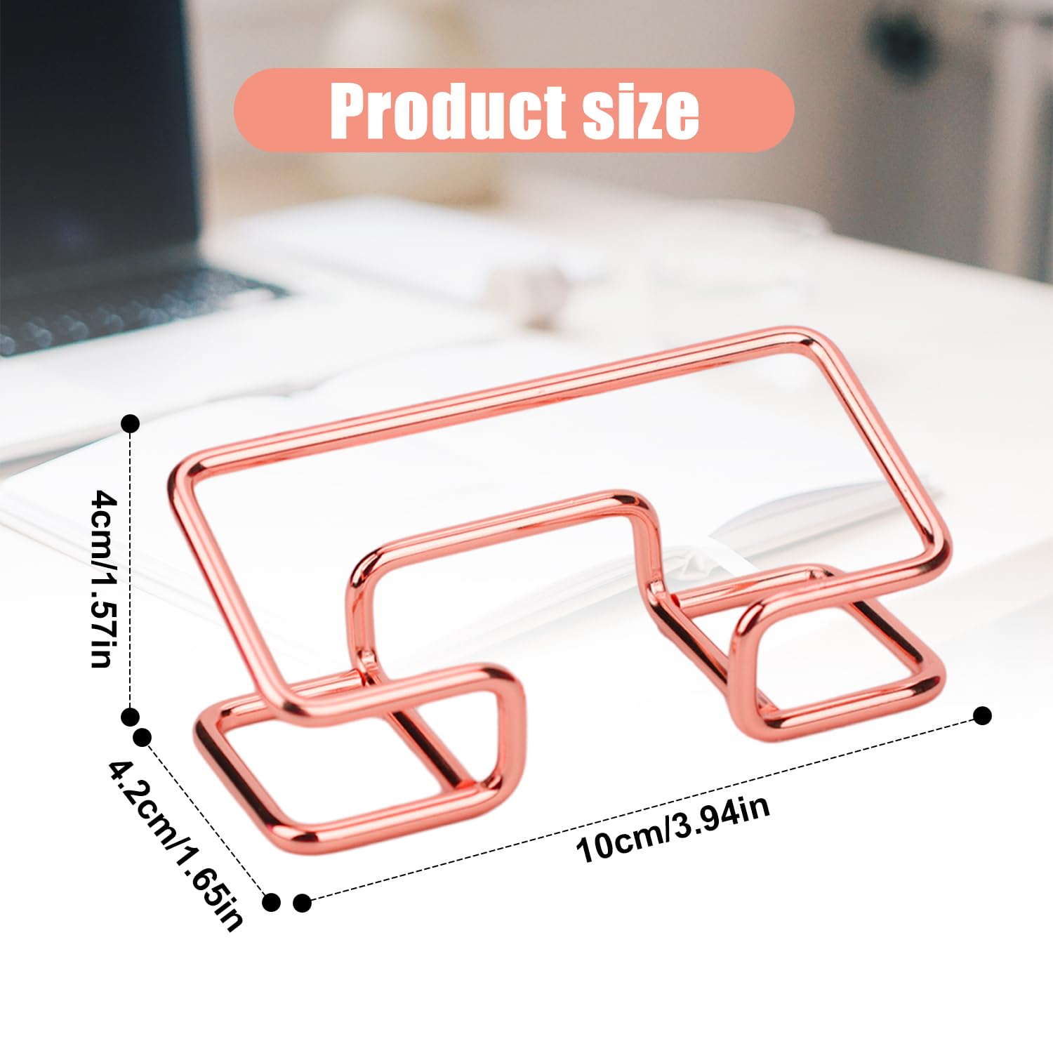 lasuroa 1pc Business Card Holder Desktop - Image 2