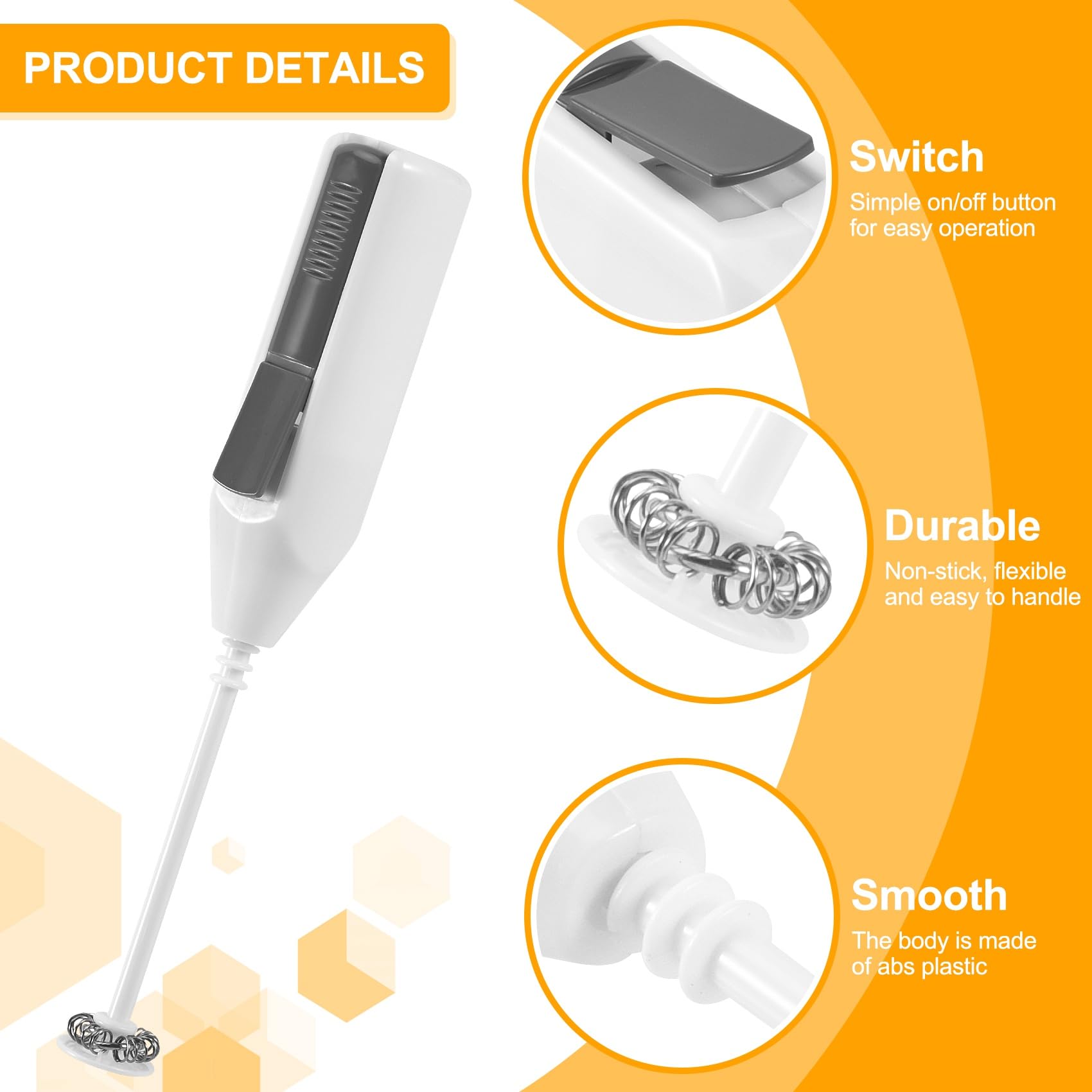 Lizusidtsy Electric Mixer Mini Handheld Mixer Hand Blenders Electric Eggs Cream Mixer Household Small HandHeld Mixer Electric Stick