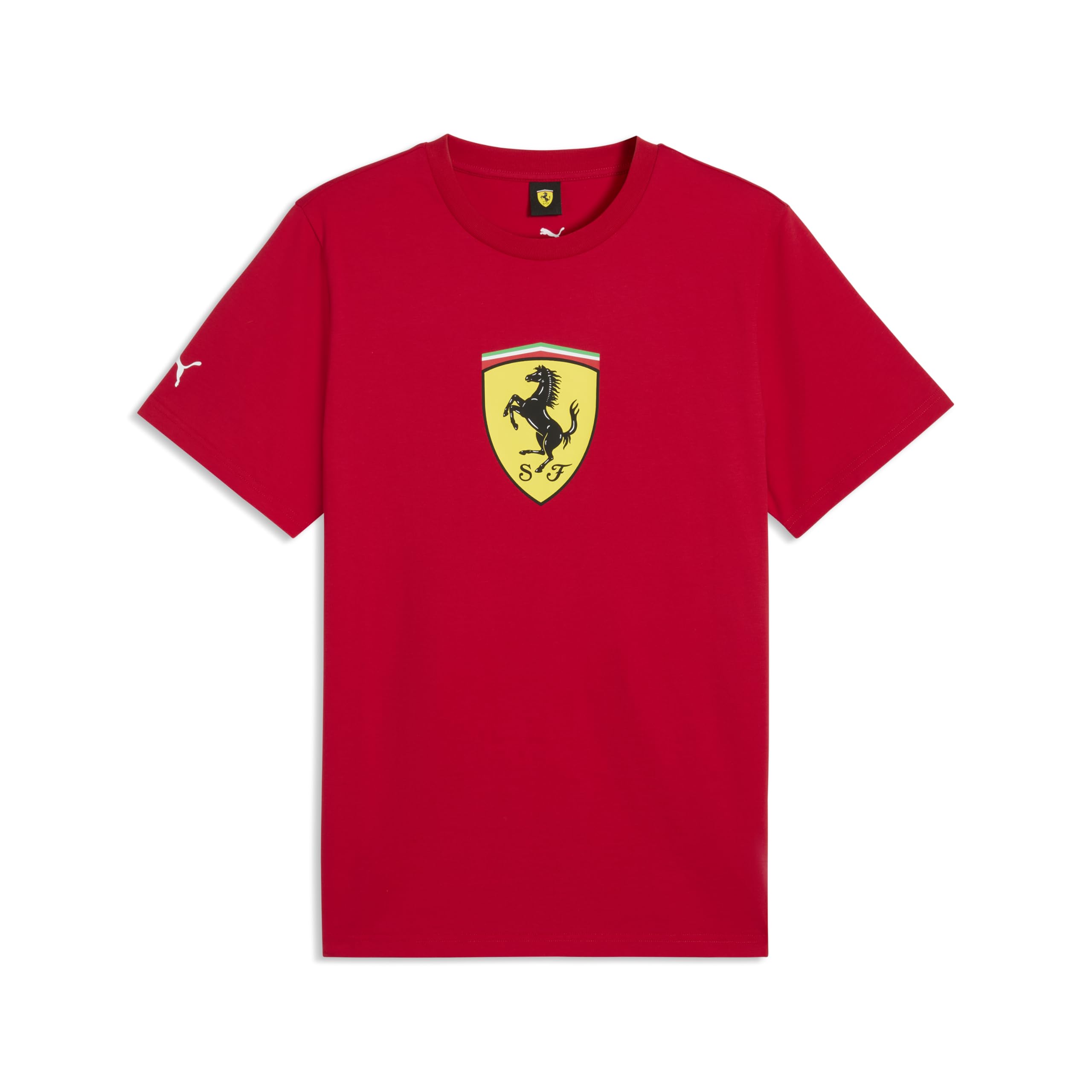 PUMA Scuderia Ferrari F1 Camiseta para Hombre con Gran Logo del Escudo Scudetto - 4