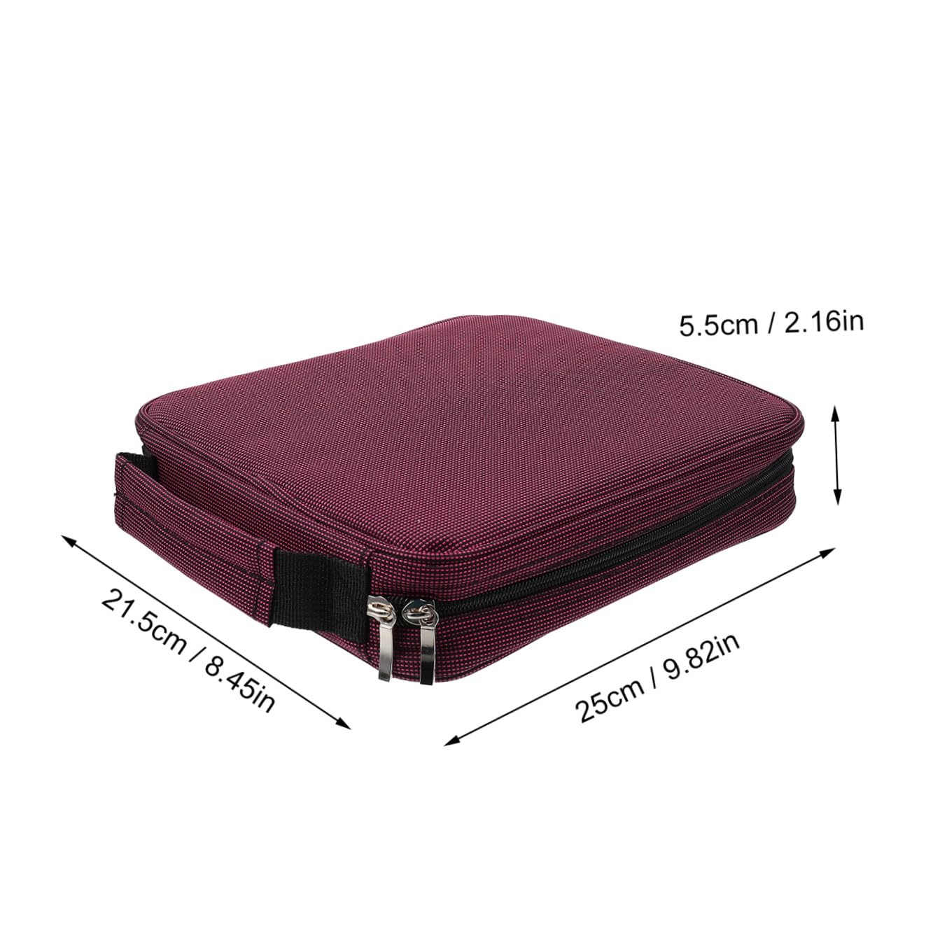 Housoutil Astuccio Portamatite Grande Capacità per Matite da Disegno | Tessuto Frosted, Chiusura Zip e Maniglia, Festa Scuola Decor per Studenti