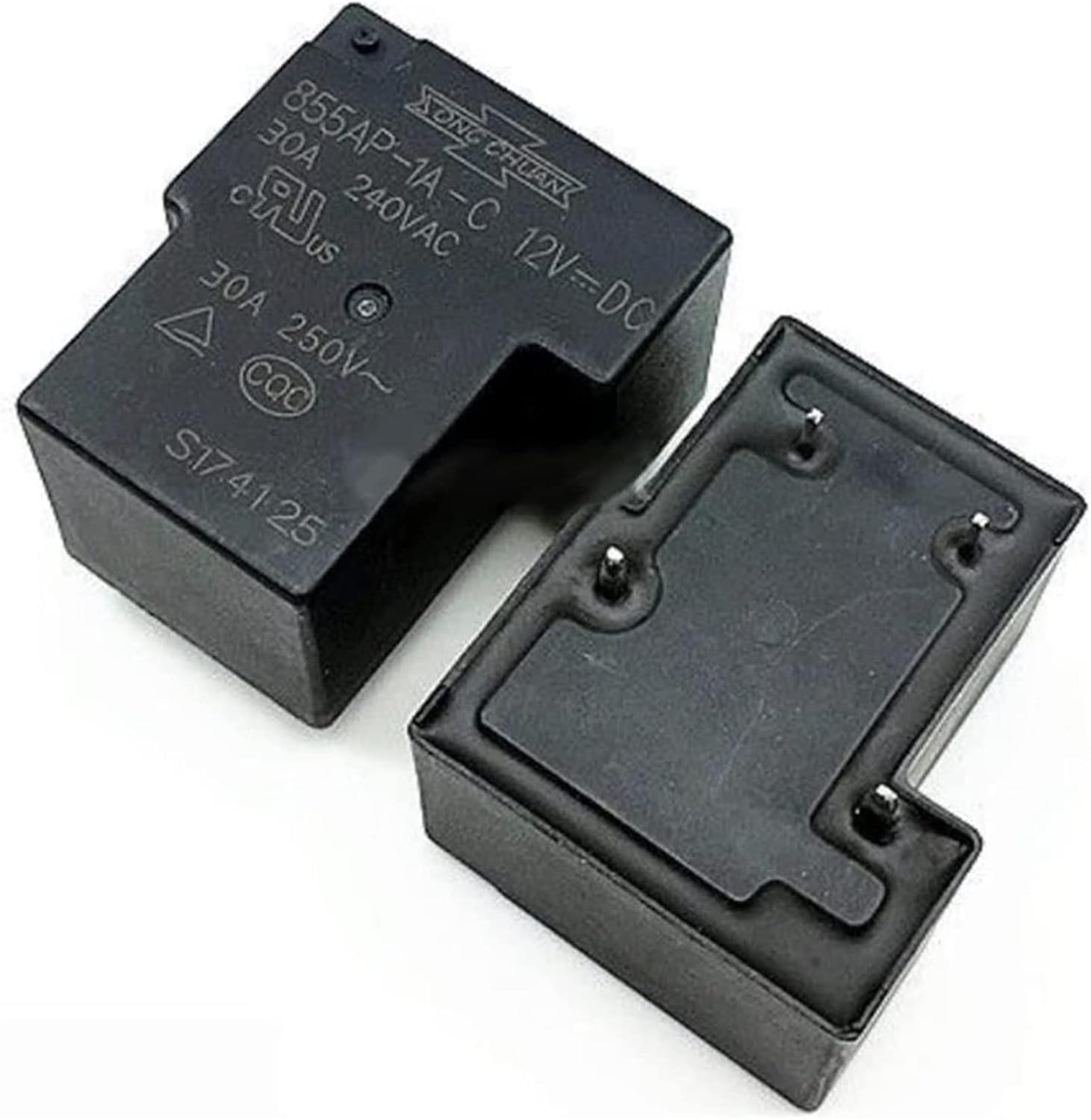 Relay 5pcs New 855AP-1A-C-12VDC 855AP-1A-C-24VDC 855AP-1A-C-48VDC 855AP-1A-C 12V 24V 48V 855AP 1A C 30A 4PIN(24VDC)