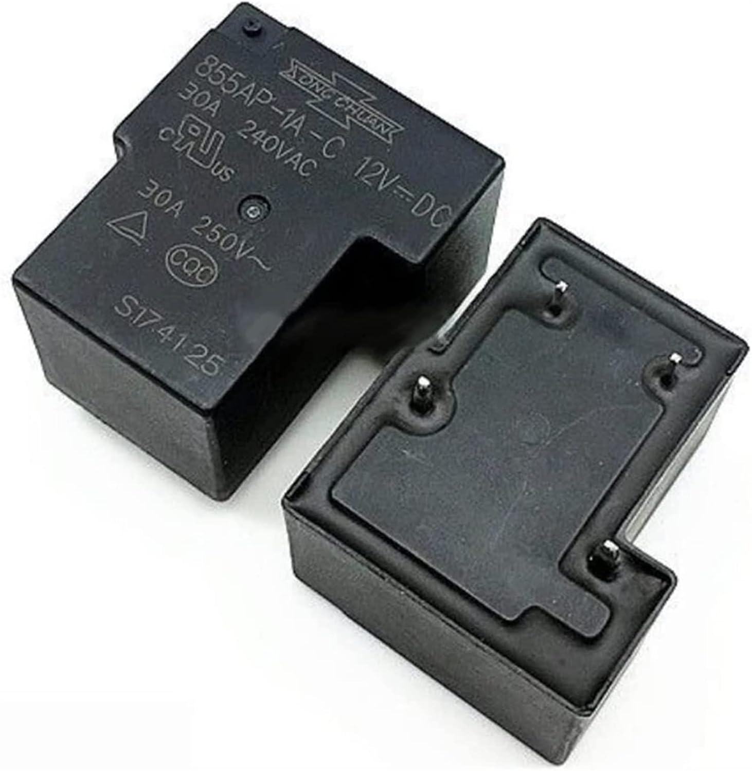 Relay 5pcs New 855AP-1A-C-12VDC 855AP-1A-C-24VDC 855AP-1A-C-48VDC 855AP-1A-C 12V 24V 48V 855AP 1A C 30A 4PIN