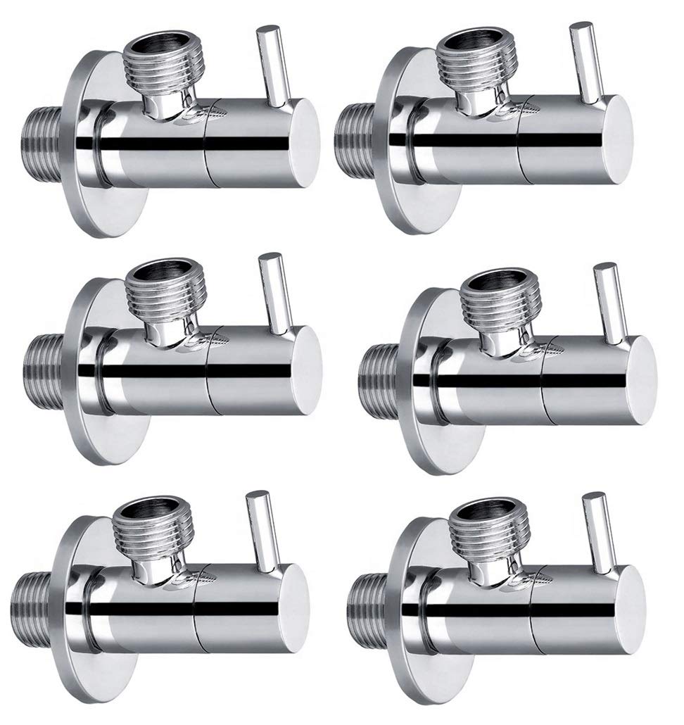 MLD AFL2022 Angle Valve/Valve Adapter Chrome Finish/Angle Cock/Stop Cock Brass/Quarter Turn Angle Valve Tap with Wall Flange/Size 1/2inch (B07PT4CGMH) Amazon Price History, Amazon Price Tracker