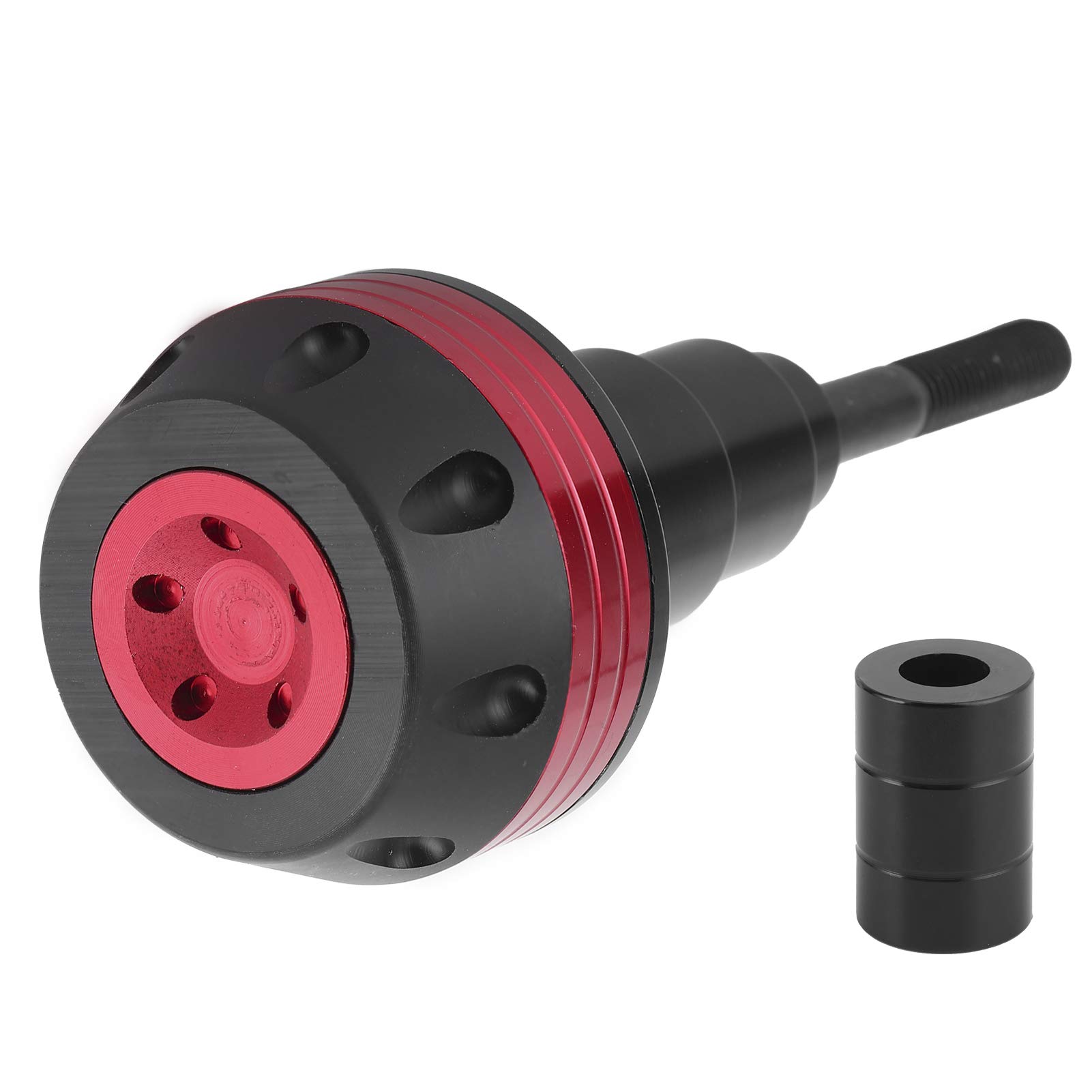 Bâton de chute moto CNC rouge universel et résistant