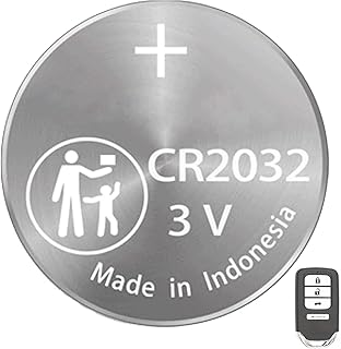 (2 PACK) CR2032 2032 Remote Key Fob OEM Battery for Smart Key Keyless Fob fits 2013-2021 for Honda Accord Civic Odyssey CR-V HR-V Fit Pilot Clarity with FCC ID: KR5V2X, CWTWB1G0090, etc Proximity Prox