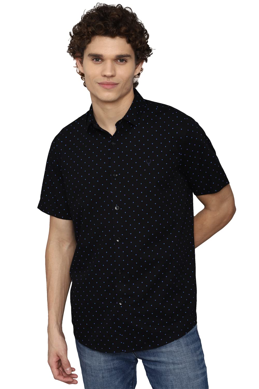 Allen Solly Mens Animal Print Slim Fit Shirt (ASSHQSPFK02900_Yellow 38) (B0B4T82SDZ) Amazon Price History, Amazon Price Tracker