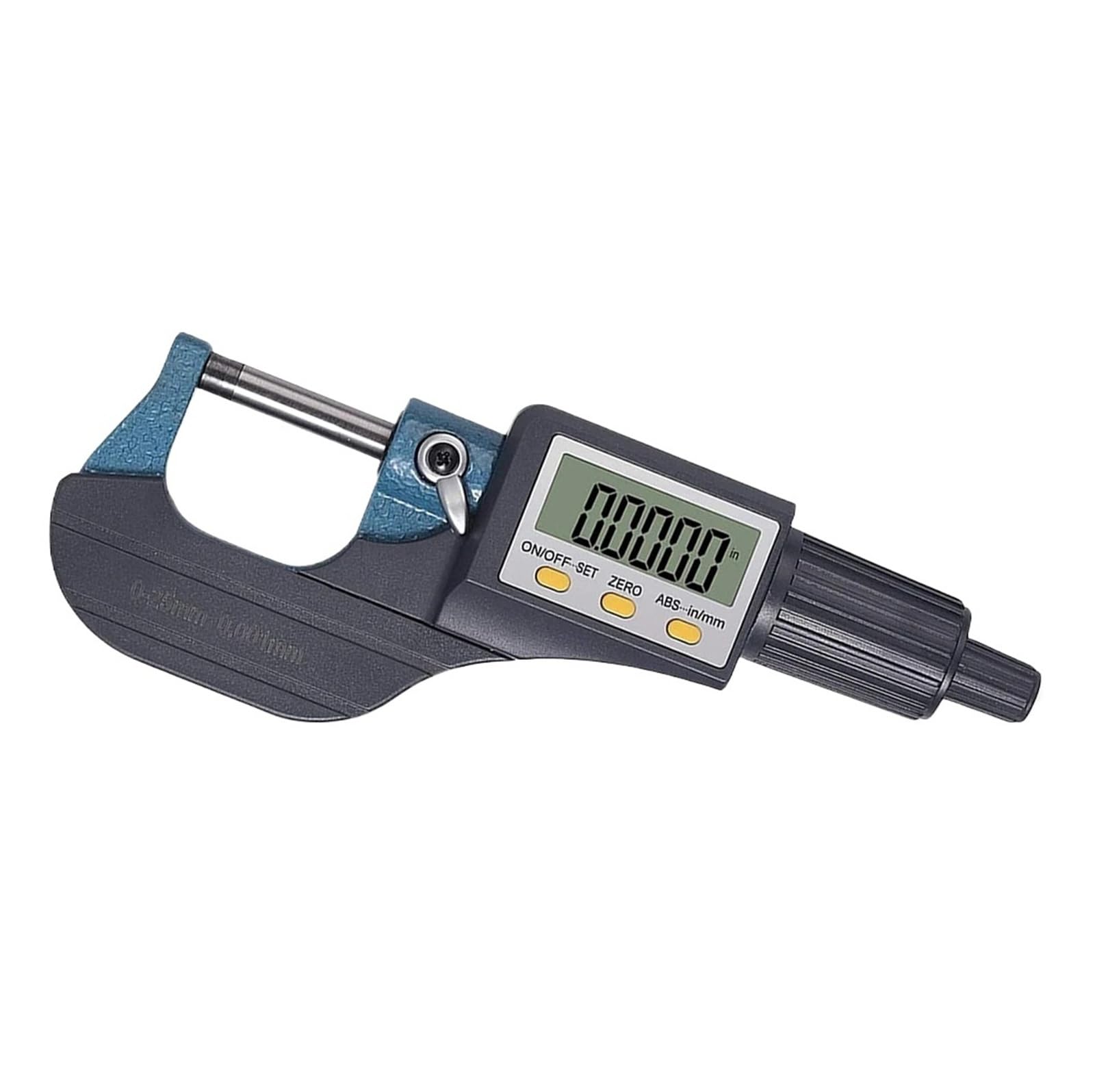 Calibrador micrométrico digital de 0-25 mm con pantalla LCD extragrande y calibrador micrométrico electrónico exterior de 0,001 mm Preciso