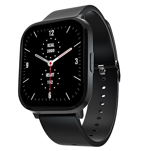 Fire-Boltt Ninja 2 Max 1.5″ Full Touch Display, SpO2, Heart Rate, 20 Sports Mode & Sleep Monitor, Gesture,Camera & Music Control, IP68 Dust & Sweat Resistance (Black) at Rs. 1099