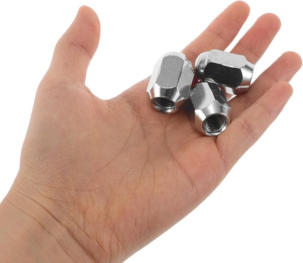 SHINEOFI 8 Écrous de Roue M10 X 125 en Acier Renforcé 10/12/14 Pouces Compatibles Quad et Camion Anti-Corrosion Accessoires Pneus et Jantes pour Véhicules Tout-Usage - 4